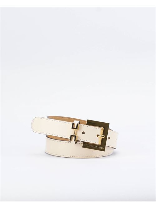 Leather belt with clip loop Elisabetta Franchi ELISABETTA FRANCHI | Belt | CT12S46E2CI4